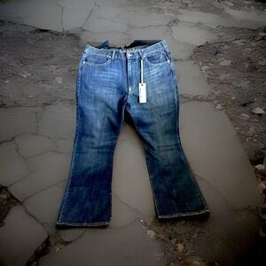 Vintage Paper Denim Cloth Y2K Jeans Mens Dustin Low Rise Boot 36x34